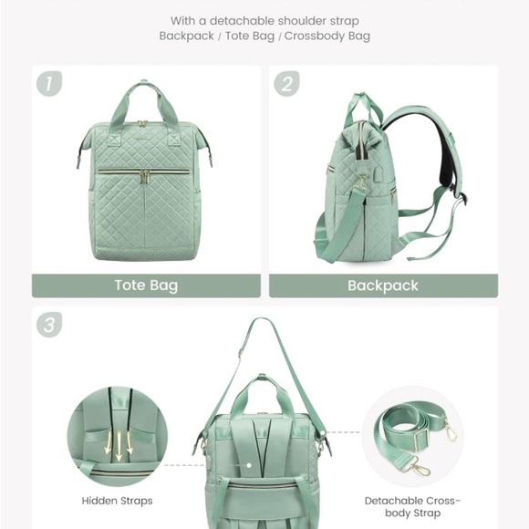 BLACK laptop/travel bag, personal item - Picture 9 of 14